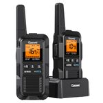Gaswei G2Pro Professional 2-Way Radios for Adults [2 Pack] | IP67 Waterproof & Floatable Walkie Talkies with Dual PTT, SOS Alarm, FM Radio | Long Range Rechargeable