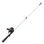 Zebco Star Wars Kylo Ren Kids Spincast Reel and Light-Up Fishing Rod Combo, 29-Inch Lighted Rod, Quickset Anti-Reverse Fishing Reel