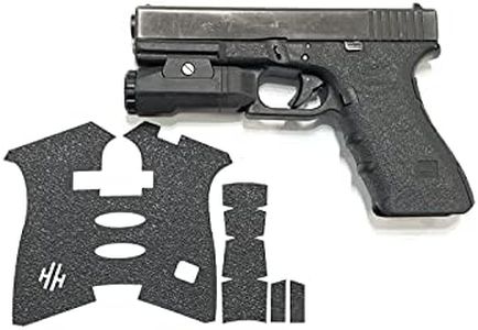 Handleitgrips Gun Grip Tape Compatible for Glock 17, 22, 34, 35 Gen 4 - Black Sandpaper Pistol Grip Tape, Easy Installation, Veteran Owned, Made in USA