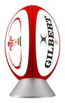 Rugby Ball Light Wales Globall Adults and Kids Night Light Bedroom | Official WRU & Gilbert Licensed Night Light Lamp | Rugby Gifts for Men and Women | Cool Lamps for Bedroom | Bedside Light