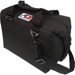 AO Coolers Unisex Canvas Cooler Bags for 24 Cans, Black, One Size