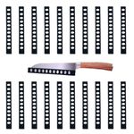 20 PCS Knife Edge Guards Plastic Knife Edge Cover Sleeves Universal Blade Protector Utility Chef Knife Cover Sleeve Knife Sheath for Kitchen Accessories