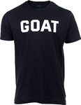 G.O.A.T. | Greatest of All Time Champion Tee Shirt, Goat Fantasy Sports Champ Joke Humor T-Shirt for Men Women, Black, X-Large