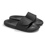 BODY GLOVE Men’s Slides, Cushioned Slide-on Sandal Slippers with Padded Adjustable Strap (Black, MEN US: 9)