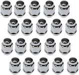 Dorman 711-265 Wheel Nut Chrome Acorn Bulge Seat 1/2-20 Compatible with Select Models, 20 Pack, Medium