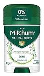 Mitchum Men Natural Deodorant Stick, Aluminium Free, Vegan, Cruelty Free, 96% Natural Ingredients, Cedarwood