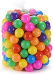 Neliblu Amazaque Mini Ball Pit Balls for Toddlers, Kids - Non-Toxic and BPA Free Mini Play Balls - Play Pen Balls - Bag of Balls for Ball Pit - Color Toy Balls - Pack of 500 - Multicolor