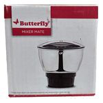 Butterfly Stainless Steel Chutney Jar, 500 Ml , Black