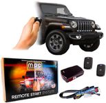 MPC Long Range Remote Start Kit Compatible with 2007-2018 Jeep Wrangler || 100% Plug N Play || Includes 2X 1-Button Remotes 1,500ft Range || USA Tech Support