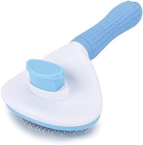 Agirav Self Cleaning Slicker Brush, Pet Grooming Shedding Brush for Dogs and Cats - Easy to Remove Loose Undercoat, Pet Massaging Tool Suitable for Pets with Long or Short Hair