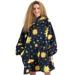 Bedsure Blanket Hoodies for Women, Wearable Blanket Adult, Hooded Blanket Ultra Soft Cozy as Gifts for Mom Women Girlfriend, Starry Sky, Standard