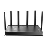 TP-Link Archer BE400 Dual-Band BE6500 WiFi 7 Router | 4K/8K Streaming 6.5 Gbps | 1× 2.5 Gbps WAN/LAN + 3× 1 Gbps LAN Ports + 1× USB 3.0 | 6 Antennas | Compatible with Alexa and Google Assistant