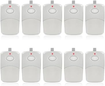 Upgraded for Linear 3089 308911 Multicode Gate Opener Remote, Remote Control, 300MHZ 10 Dip Switch Garage Door Remote, More Stable & Secure, Easy to Carry & Program, 10 Pack