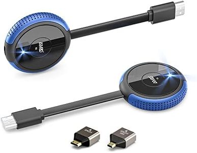 AIMIBO Wireless HDMI Transmitter and Receiver 4K, 2.4 & 5G, Plug & Play HDMI Wireless Extender Smooth Casting Video/Audio for Laptop, PC, Cable Box, Camera, Blu-ray, DVD to Monitor, Projector, HDTV