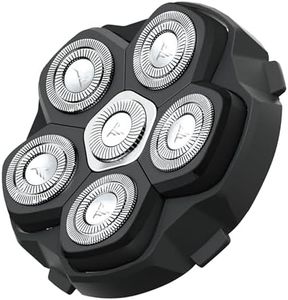 HUMMINGBIRD MK3 QuickSwap Replacement Blade Head, Genuine Blade Head Refill, Easy to Install, Magnetic 6-Blade Head, Flexible Hypoallergenic Stainless Steel Blades, Black