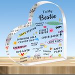 JMIMO Bestie Gifts Friend Birthday Gifts for Women Funny Friendship Gifts Female Keepsake