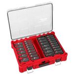 Milwaukee Electric - Shockwave Impact Duty. Socket 1/2. DR 31PC PACKOUT