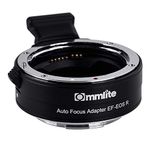 Commlite CM-EF-EOS R Electronic Auto-Focus Lens Mount Adapter Compatible with Canon EF/EF-S Lens to Canon EOS R/R5/R6/RP Series Camera Body Adapter