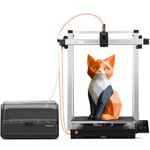 ANYCUBIC Kobra 3 Max Combo 3D Printer,420 * 420 * 500mm Mega-Scale Build Volume, Stunning 4 or 8color Printing,Drying & Printing at the Same Time, AI Monitoring, Work with All Major Filaments