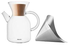 Eva Solo - Glass Pour Over Coffee Maker with Reusable Stainless Steel Filter - 1.0 L