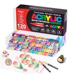 KsopiaVobs 120 Color Acrylic Paint Pens