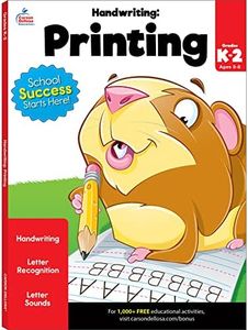 Carson Dellosa Kids Handwriting Workbook for Practice Printing and Letter Tracing Uppercase and Lowercase Alphabet, Preschool and Up (Brighter Child: Grades K-2)