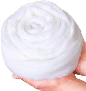The wool roving is made of 100% pure wool. There are 170 colors and 9 shades available for selection. It is 3.53oz100 g) per unit and is suitable for medium or large DIY needle felting projects