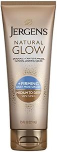 Jergens Natural Glow Plus Firming Daily Moisturizer, 221 ml, Medium to Tan, 7.5 Ounce (23869)