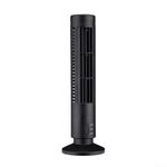 Caswynlife Bladeless Tower Fan, 2-Speed USB Powered Vertical Cooling, Safe For Kids Pets, Quiet Airflow For Bedroom Office Desk, Compact 33CM Home Appliance(1)