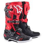 Alpinestars Tech 10 Men's Off-Road Motorcycle Boots - Black/Red / 12, Black/Red