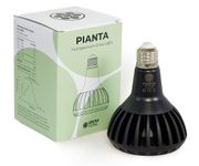 Pianta 18W Full Spectrum LED Grow Light for Indoor Plants – Plant Grow Bulb, Indoor Grow Light for Growing Succulents Herbs & Cactus, Germination of Seedlings, E27, B22, PPF μmol/s 33.1 (Black, E27)