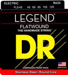 DR Strings Hi-Beam Flats-Flatwound Stainless Steel Round Core 5 String Bass 45-125