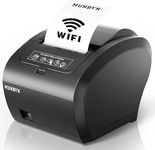 MUNBYN WiFi Receipt Printer with USB Port, 80mm POS Printer Works with Square Mac Windows Chromebook Linux Cash Drawer, ESC/POS (P047-WiFi), Do Not Support Clover Ubereats Shopify Bluetooth 5G WiFi