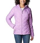 Columbia Women's Heavenly Hooded Jacket, Gumdrop, 2X Plus