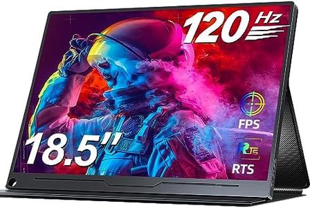 UPERFECT Monitor Portatile 18,5 Pollici 120Hz Monitor da Gioco con Display Portatile Schermo IPS Full HD 1920 * 1080 USB C Mini HDMI per PC Laptop Telefono cellulare PS4/5 Xbo Raspb Pi