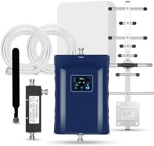 Cell Phone Booster for Home & Multi-Room,Up to 6500 sq ft,Cell Phone Signal Booster for Band 66/25/2/4/5/12/13/17,Boost 5G 4G Data for All U.S. Carriers FCC Approved Cell Booster