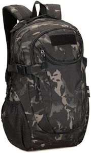 HUNTVP Mochila de Asalto Estilo Militar Táctical Gran Mochila de Nylon Impermeable 25L Para Las Actividades Aire Libre Senderismo Caza Viajar (camuflaje)