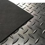 2m x 1.5m | Checker Plate Rubber Garage Flooring Matting | 8 Sizes to Choose from on This Listing | 3mm Thick Floor Mat | A Grade | 6ft 6" x 4ft 9" | 72" x 57 Inches | 200cm x 150cm