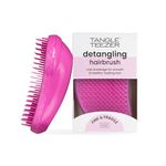 Tangle Teezer | The Fine & Fragile Hairbrush | Quick Detangling for Wet & Dry Hair | Suitable for All Hair Types | Softer Teeth & Ergonomic Design | Berry Bright