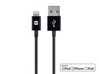 Monoprice Select Series Apple MFi Certified Lightning to USB Charge & Sync Cable, 10ft Black