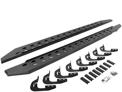 Go Rhino 69443687SPC RB20 Slim Line Running Boards With Brackets Kit