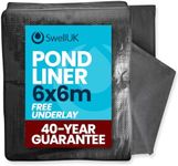 Swell UK 6 x 6m Pond Liner and Free