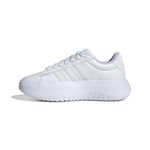 adidas Women's Grand Court Platform, White/White/Crystal White, 11