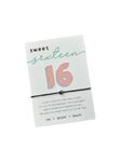Sweet 16 gift | 16th birthday wish bracelet | Gift for 16th birthday | 16th birthday gift | Sweet sixteen
