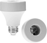 Pomya Smart Bulb Socket， Control Light Bulb Base， Smart Lamps Bulbs Socket， App Control Smart Light Bulb Holder Compatible with Alexa Google for Family Office