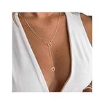 Lariat Necklaces for Women, Dainty 