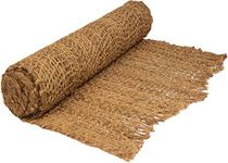 Floordirekt Natural Coir Embankment Mat, Erosion Control Blanket (1 m x 15 m | 700 g/m²) Slope Protection Netting Soil Gravel Earth Net, Coconut Fibre Mesh For Gardening and DIY