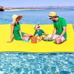 Floating Water Mat,7/8/9/10FT Lily Pad Floating Mats for The Water,3-Tier XPE Foam Floating Water Pad,Floating Pad with Bungee Tether/Storage Strap for Adults Kids,Floating Mat for Lake,Pool,Beach