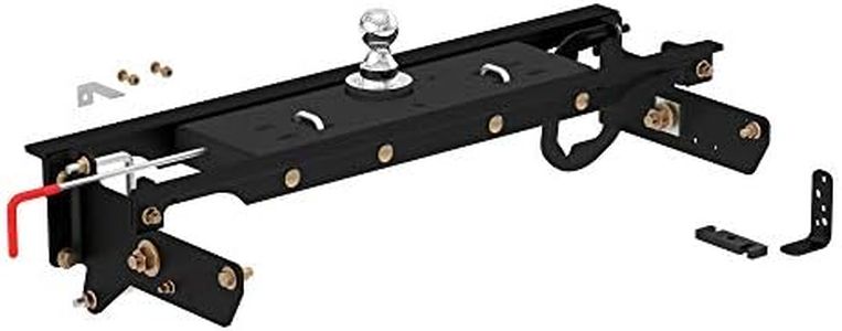 CURT 60720 Double Lock Gooseneck Hitch, 2-5/16-Inch Flip-Over Ball 30K, Fits Select Ford F-250, F-350, F-450 Super Duty, Black
