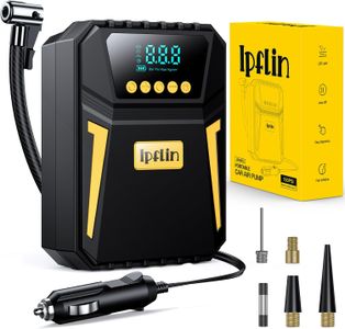 Ipflin 12V Digital Tyre Inflator – Portable Car Air Compressor